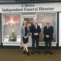 j brown funeral services ltd